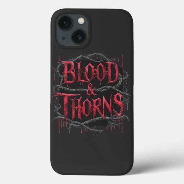 Blood & Thorns Gothic Design – Dark and Edgy  Case-Mate iPhone Case (Back)