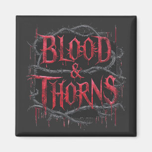 Blood & Thorns Gothic Design – Dark and Edgy  Magnet