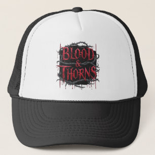 Blood & Thorns Gothic Design – Dark and Edgy Trucker Hat