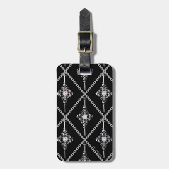 Blood Troth Pattern Luggage Tag (Front Vertical)