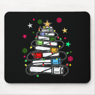 Blood Tube Christmas Tree Phlebotomist Tech Phleb Mouse Mat