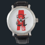 Blood Type A Watch Watch<br><div class="desc">Customisable watch with double lettering in red and black for A . Matching keychain, t-shirts and more... "Blood group A individuals have the A antigen on the surface of their RBCs, and blood serum containing IgM antibodies against the B antigen. Therefore, a group A individual can receive blood only from...</div>