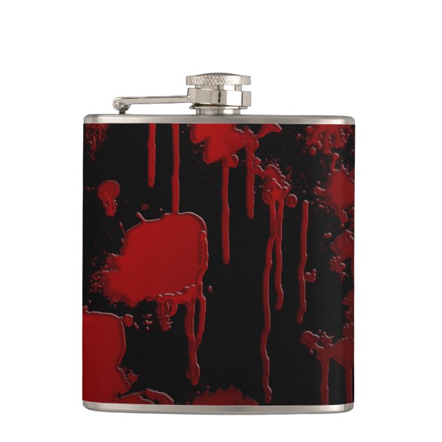 blood type hip flask (Front)