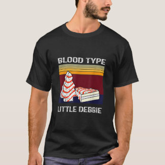 Blood Type Little Vintage Debbie Christmas Cake F T-Shirt
