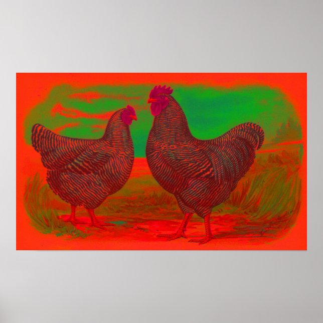 BloodFire Canvas Poster (Front)