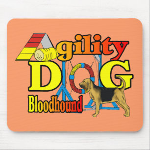 Bloodhound Agility Gifts Mouse Mat