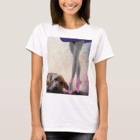 Bloodhound And Ballet Dancer