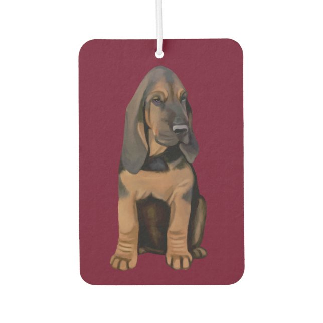 Bloodhound Car Air Freshener (Front)