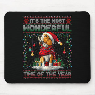 Bloodhound Christmas Tree Decorations Dog Lover Xm Mouse Mat