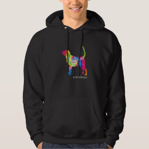 Bloodhound Cute Puppy Pet Dog Owner Hippy Tie Dye Hoodie