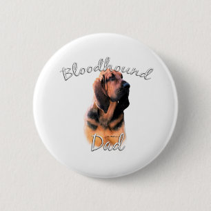 Bloodhound Dad 2 6 Cm Round Badge