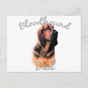 Bloodhound Dad 2 Postcard
