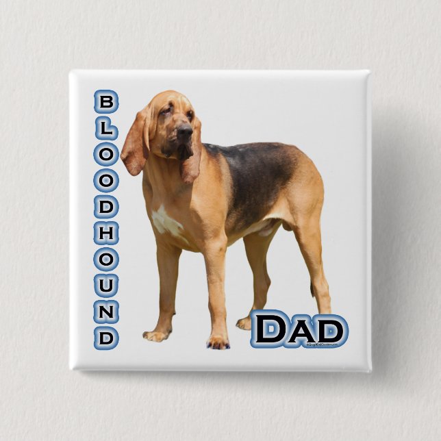 Bloodhound Dad 4 - Button (Front)