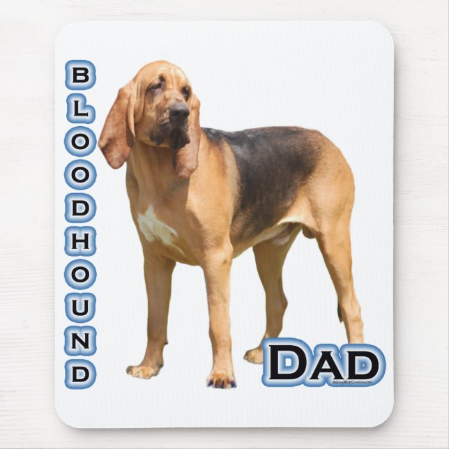 Bloodhound Dad 4 Mouse Mat (Front)