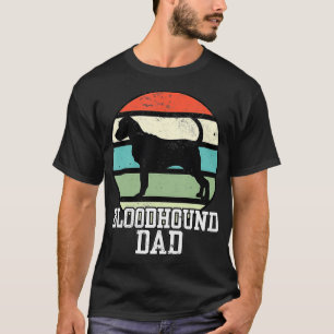 Bloodhound Dad I Retro Bloodhound T-Shirt