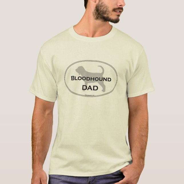 Bloodhound Dad T-Shirt (Front)