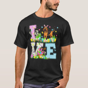 Bloodhound Dog Easter Egg Hunt Funny Love Bloodhou T-Shirt