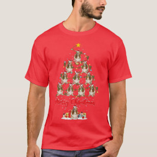 Bloodhound Dog Matching Santa Bloodhound Christmas T-Shirt