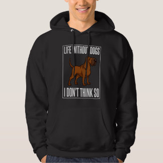 Bloodhound Dog  Puppies Owner Hoodie