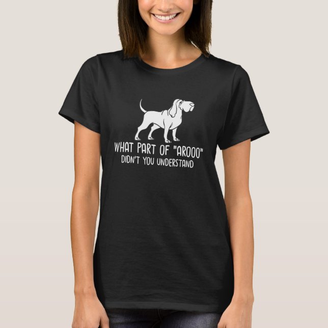 Bloodhound Dog  Puppies Owner T-Shirt (Front)