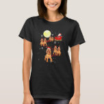 Bloodhound Dog Santa Sleigh Reindeer Christmas Xma T-Shirt<br><div class="desc">Bloodhound Dog Santa Sleigh Reindeer Christmas Xmas</div>