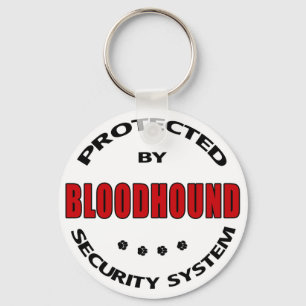 Bloodhound Dog Security Key Ring