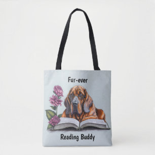 Bloodhound Dog Tote Bag