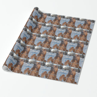 Bloodhound Face Wrapping Paper