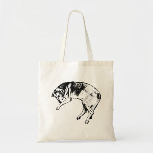 Bloodhound Head Ink Art Dog Tote Bag