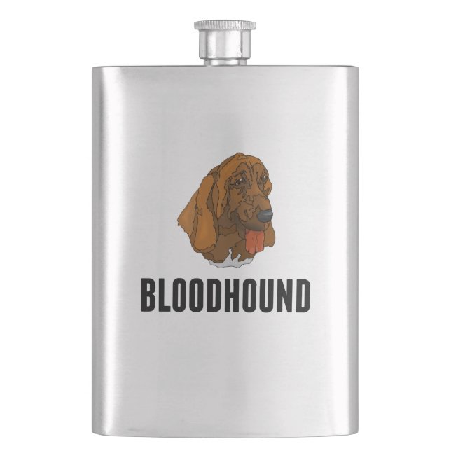 Bloodhound Hip Flask (Front)