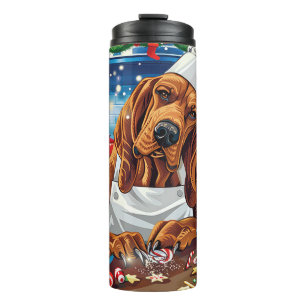 Bloodhound Holiday Baking: Festive Christmas Thermal Tumbler