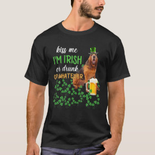 Bloodhound Kiss Me I'm Irish Or Drunk Or Whatever T-Shirt