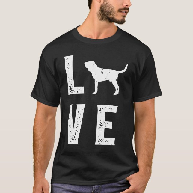Bloodhound Love  1 T-Shirt (Front)