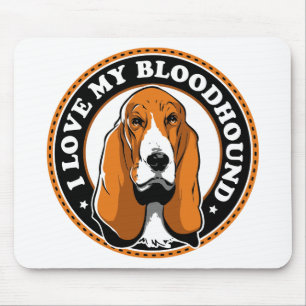 Bloodhound Lover Puppy Mum Dog Dad Dogs Rescue Mouse Mat