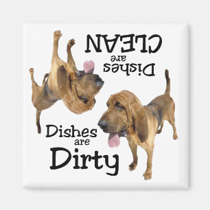 Bloodhound Lovers Dishwasher Magnet