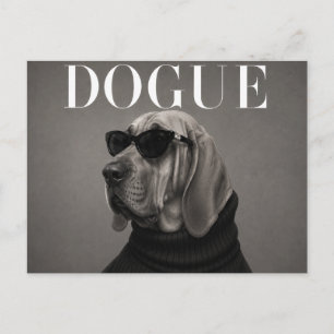 Bloodhound Luxury Canine Couture Postcard