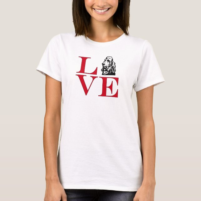 Bloodhound Owner Bloodhound Lover - Light Coloured T-Shirt (Front)