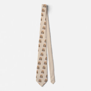 Bloodhound Painting - Cute Original Dog Art Tie
