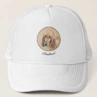 Bloodhound Painting - Cute Original Dog Art