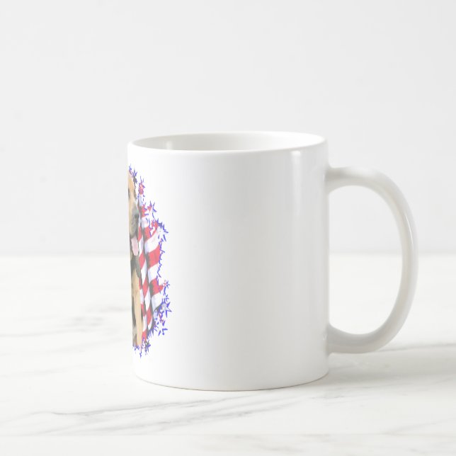 Bloodhound Patriot Coffee Mug (Right)