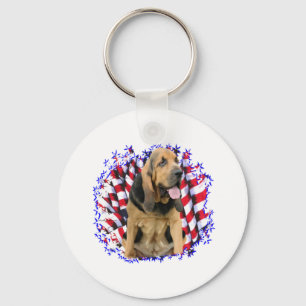 Bloodhound Patriot Key Ring