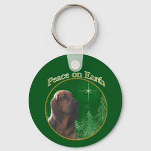 Bloodhound Peace Key Ring