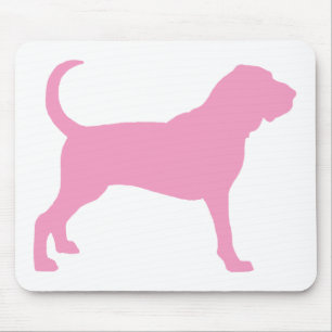 Bloodhound (pink) mouse mat