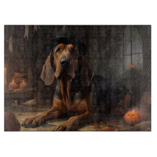 Bloodhound Pumpkins Halloween Scary  Cutting Board