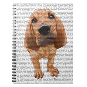 Bloodhound Puppy Notebook