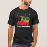 Bloodhound Red Car Truck Christmas Tree Santa Xmas T-Shirt<br><div class="desc">Bloodhound Red Car Truck Christmas Tree Santa Xmas Dog</div>