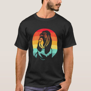 Bloodhound Retro Artwork Vintage Sunset Bloodhound T-Shirt