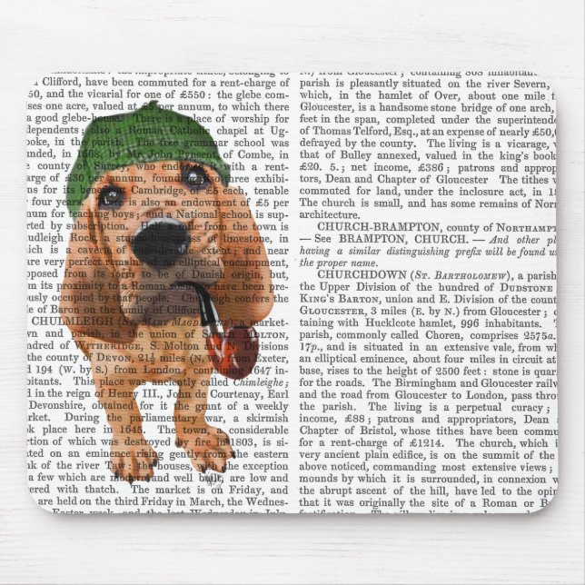 Bloodhound Sherlock Holmes 2 Mouse Mat (Front)