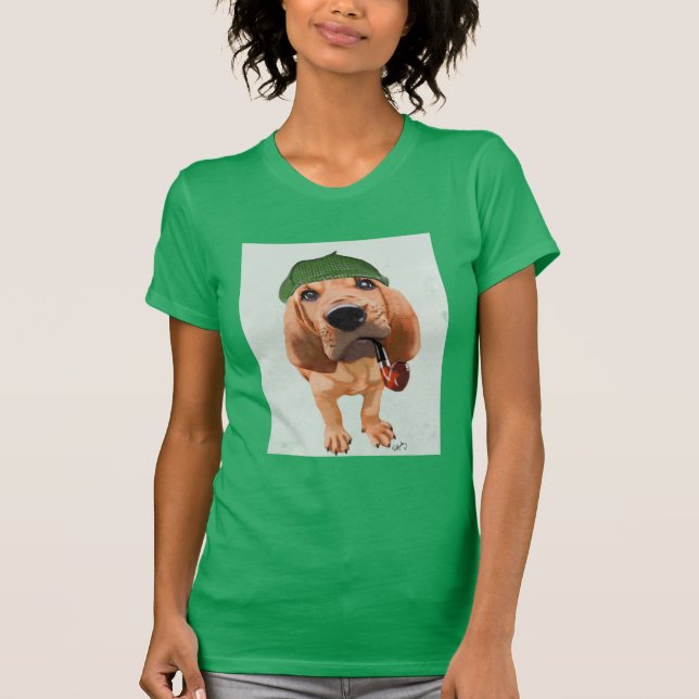 Bloodhound Sherlock Holmes T-Shirt (Front)