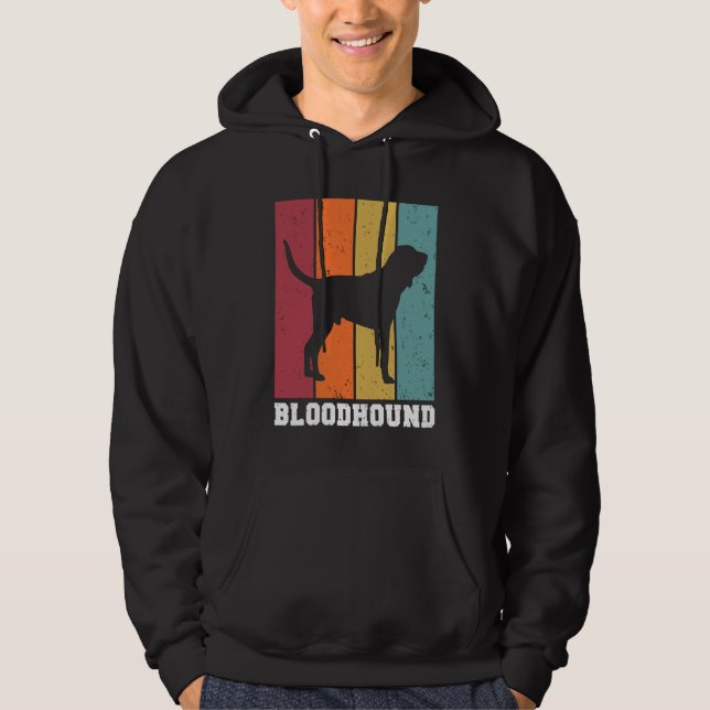 Bloodhound Vintage  2 Hoodie (Front)
